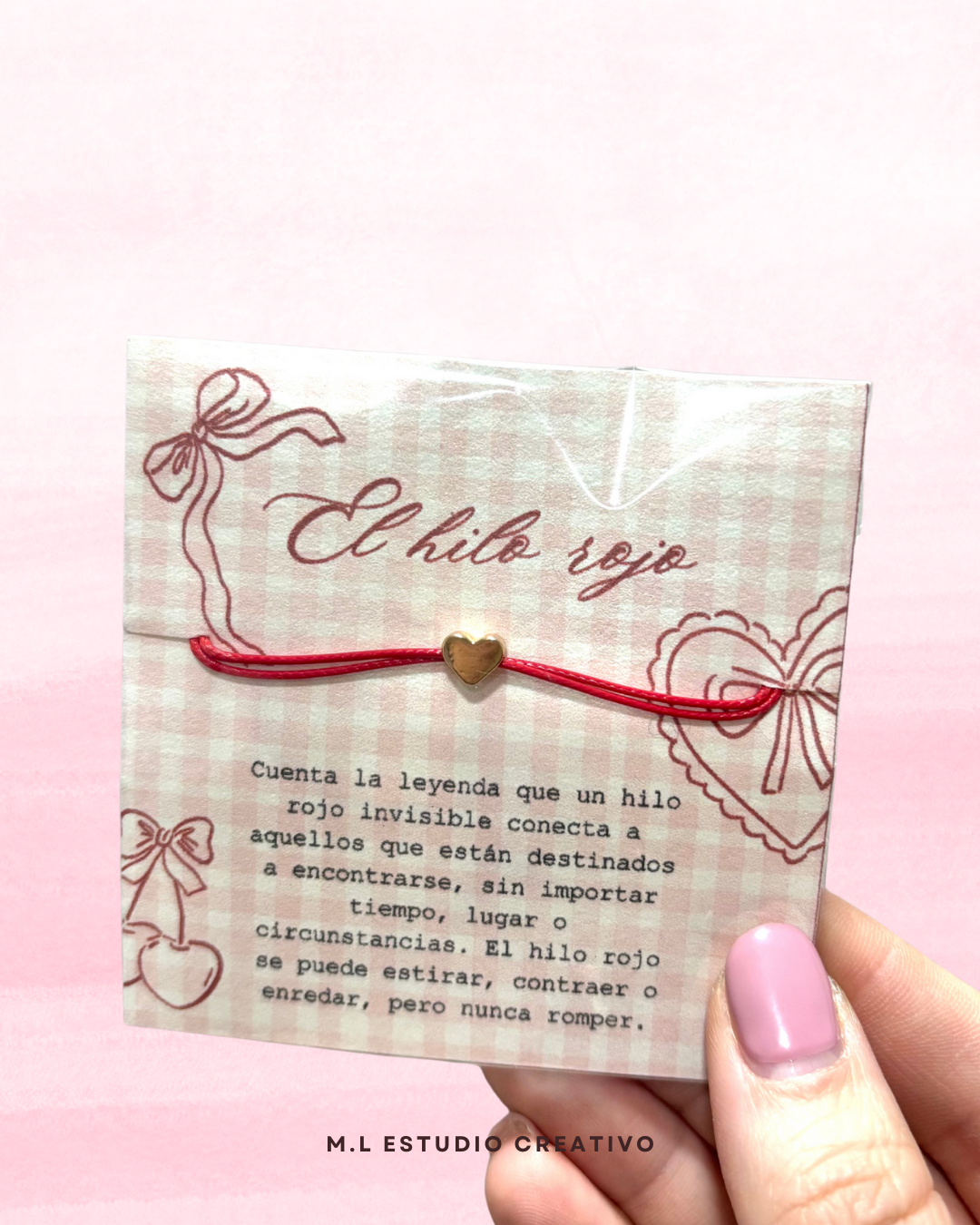 Pulsera leyenda "Hilo rojo"