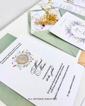 Invitación de boda totalmente personalizada