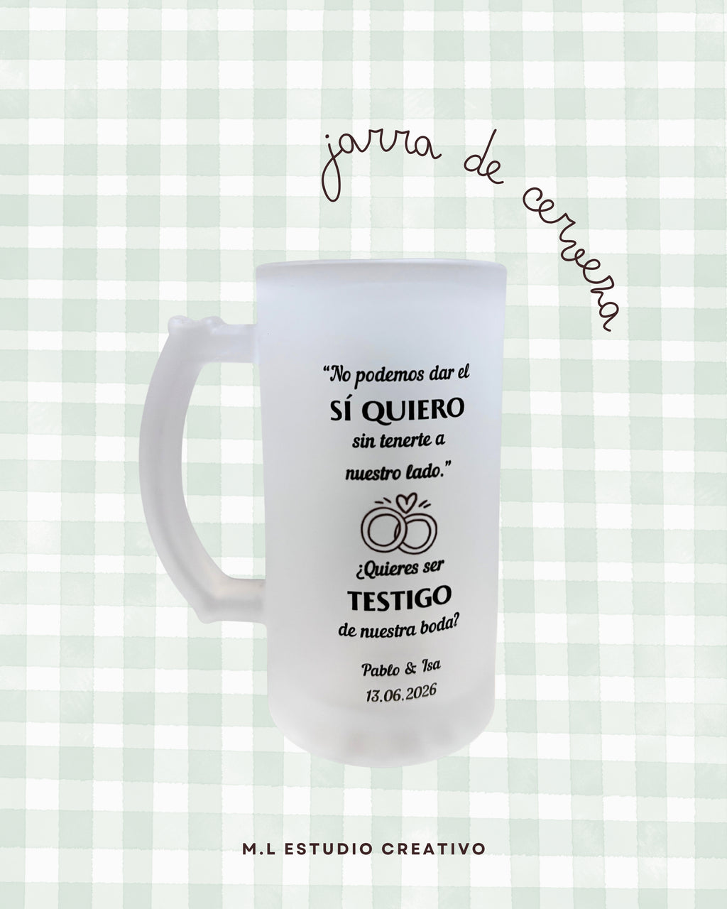 Jarra de cerveza Testigo