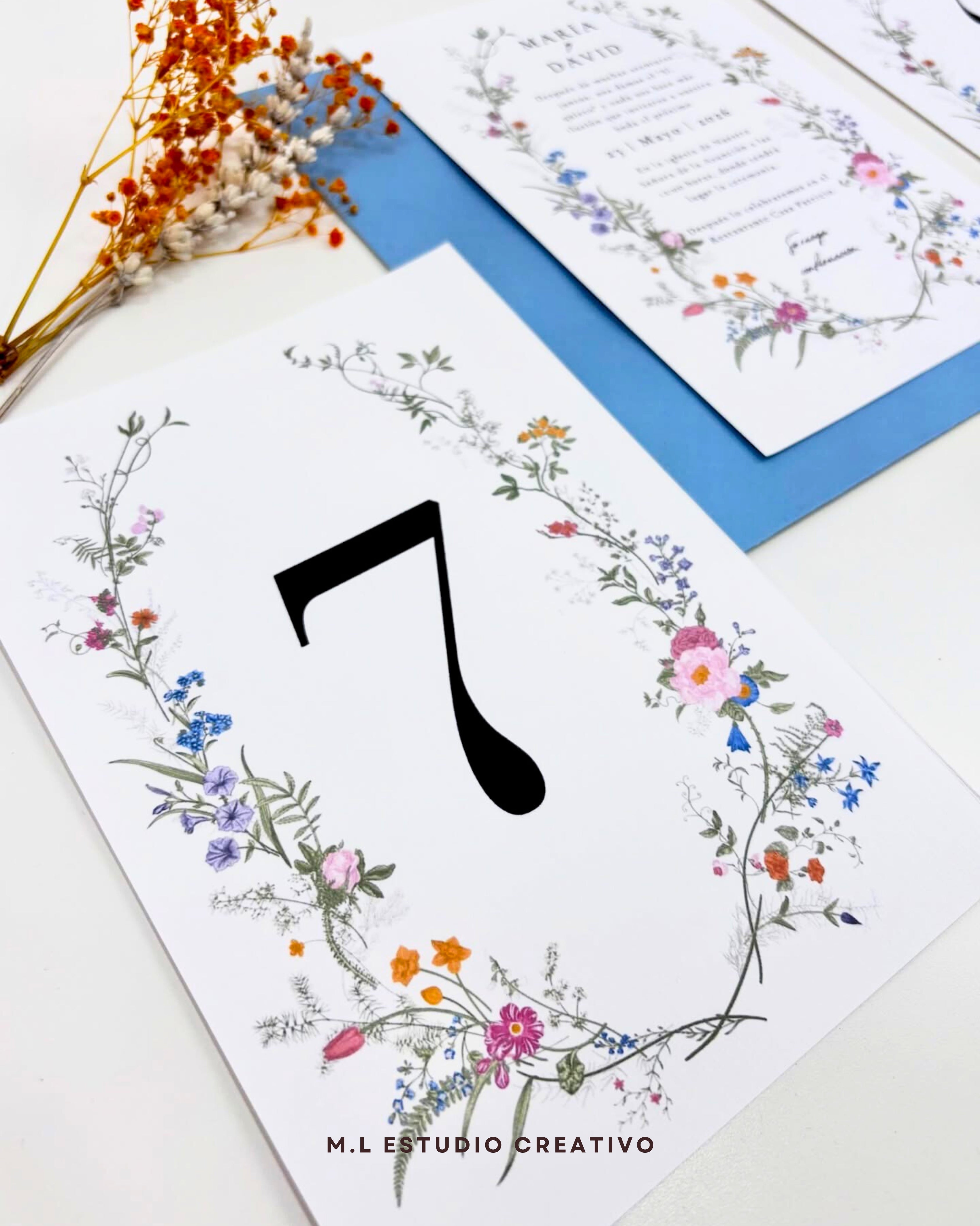 Invitación de boda totalmente personalizada